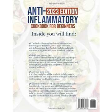 Anti-Inflammatory Cookbook for Beginners: The complete guide to the anti-inflammatory diet, with man...