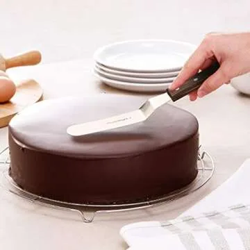 PUCKWAY Offset Cake Icing Spatula Set for Perfect Cakes