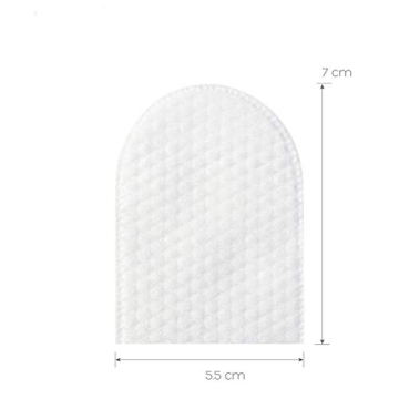 240pcs U-shaped Cotton Pads for Makeup Removal
