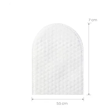 240pcs U-shaped Cotton Pads for Makeup Removal