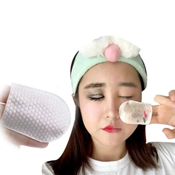 240pcs U-shaped Cotton Pads for Makeup Removal