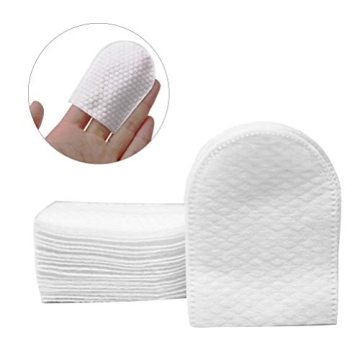 240pcs U-shaped Cotton Pads for Makeup Removal