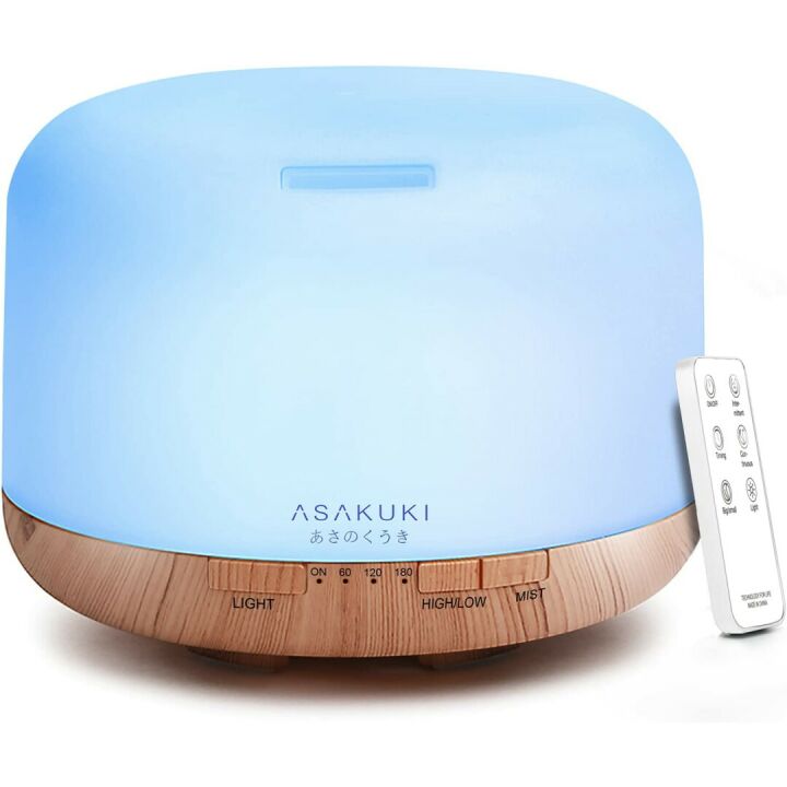 ASAKUKI 500ml Essential Oil Aroma Diffuser