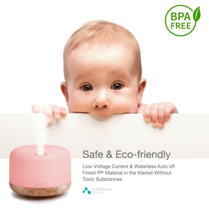 ASAKUKI 500ml Essential Oil Aroma Diffuser