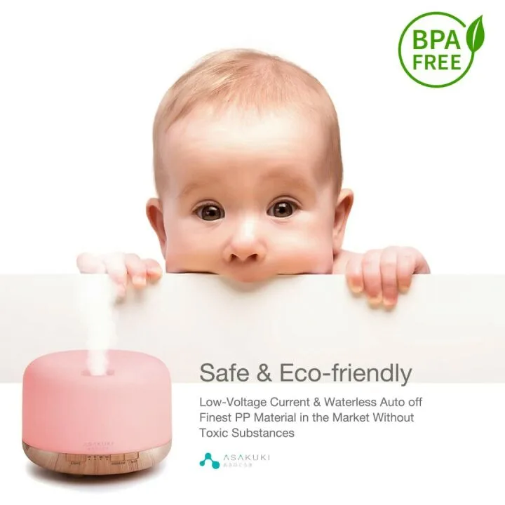 ASAKUKI 500ml Essential Oil Aroma Diffuser