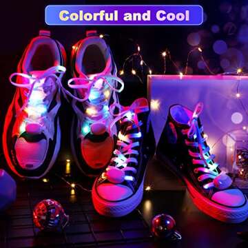 Waydress LED Shoelaces for Glowing Style and Visibility