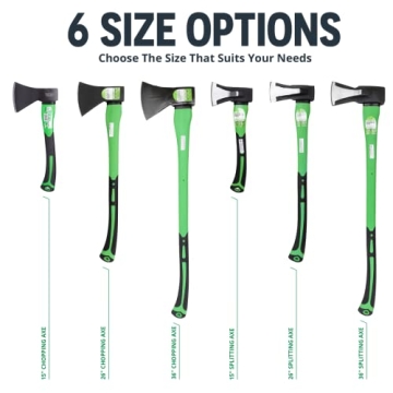 WilFiks 15" Chopping Axe for Camping and Wood Splitting