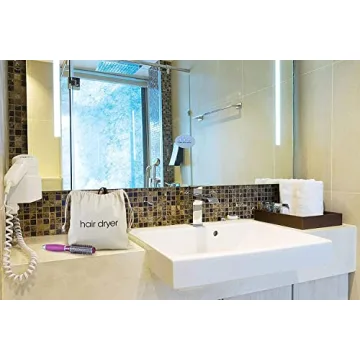 FabbPro Hair Dryer Bags Organizer - Chic 12" x 12" Storage