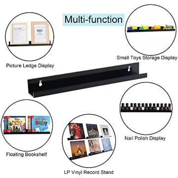 Sooyee 15 Inch Floating Shelves for Books & Collectibles