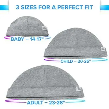 DefenderShield EMF Radiation Protection Beanie Cap - Blocks Wireless EMF & 5G Radiation (Gray Adult/Large)