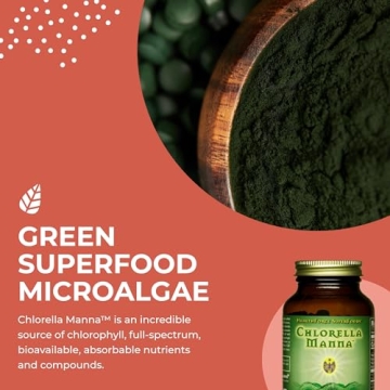 HealthForce SuperFoods Chlorella Manna Tablets for Detox