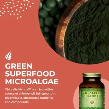 HealthForce SuperFoods Chlorella Manna Tablets for Detox