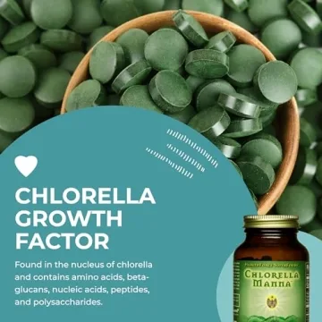 HealthForce SuperFoods Chlorella Manna Tablets for Detox