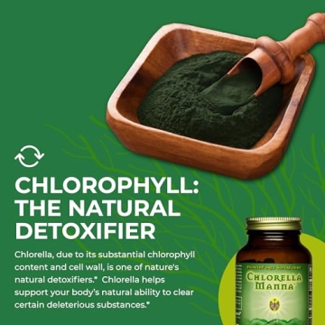 HealthForce SuperFoods Chlorella Manna Tablets for Detox