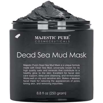 MAJESTIC PURE Dead Sea Mud Mask - Natural Cleansing for All Skin Types