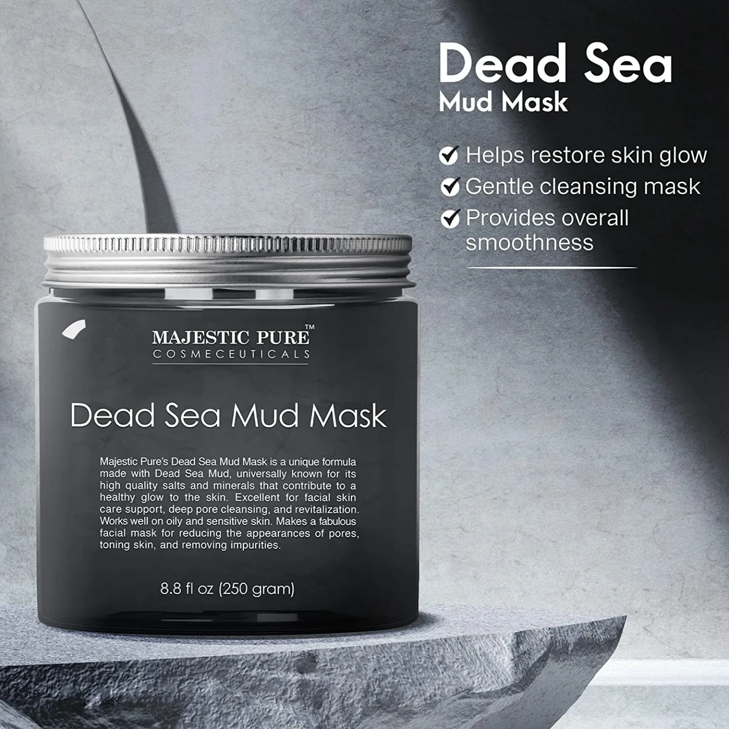 Dead Sea Mud Mask for All Skin Types - 8.8 fl. oz