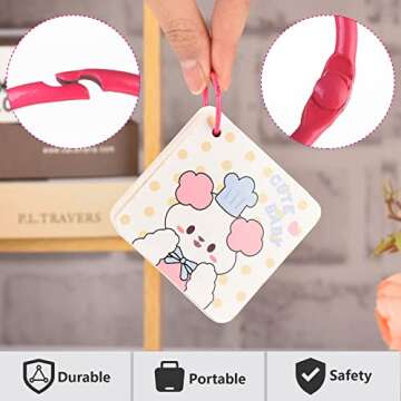 120 pcs Loose Leaf Binder Rings, Flash Card Rings, Colorful Metal Book Rings, Rainbow Color Heavy Duty Notebook Rings, Keychain Key Rings, 1 Inch 10 Colors