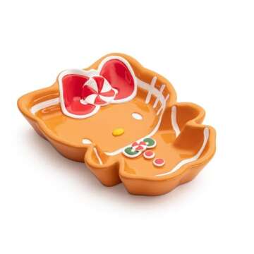 Jay Franco Hello Kitty Gingerbread Cookie Soap Dish - Christmas & Holiday Season Bathroom Décor Sponge Holder