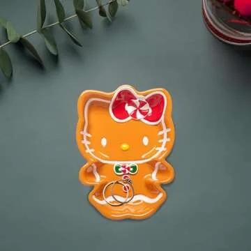 Jay Franco Hello Kitty Gingerbread Cookie Soap Dish - Christmas & Holiday Season Bathroom Décor Sponge Holder