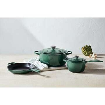Le Creuset Enameled Cast Iron Signature Round Dutch Oven, 5.5 qt., Artichaut