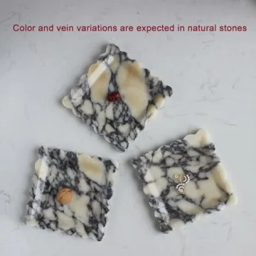 Elegant Calacatta Viola Marble Tray for Home Décor