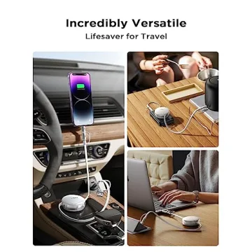 LISEN 5-in-1 Fast Charging Retractable Cable for All Devices