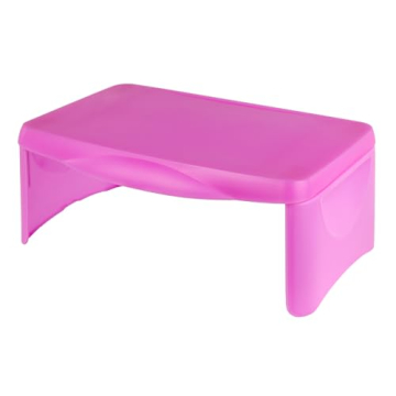 HearthSong Kids’ Portable Folding Lap Desk with Large Storage Activity Tray for Arts Crafts and Sn...