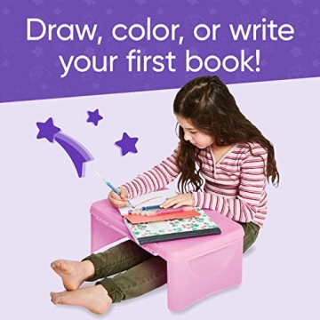 HearthSong Kids’ Portable Folding Lap Desk - 17x12 - Pink