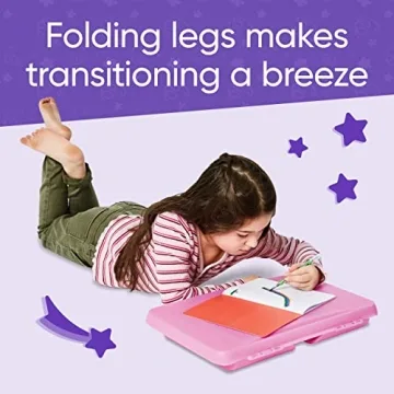 HearthSong Kids’ Portable Folding Lap Desk - 17x12 - Pink