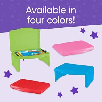 HearthSong Kids’ Portable Folding Lap Desk - 17x12 - Pink