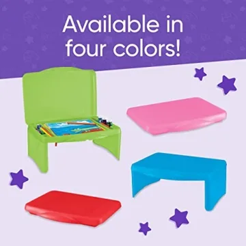 HearthSong Kids’ Portable Folding Lap Desk - 17x12 - Pink