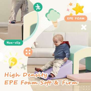 Virubi Toddler Soft Climbing Toys for Active Play