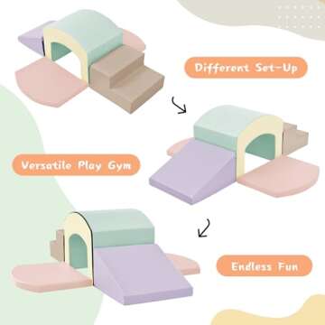 Virubi Toddler Soft Climbing Toys for Active Play