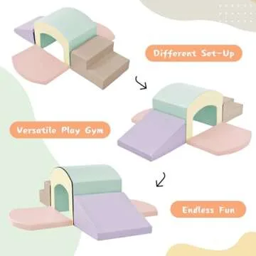 Virubi Toddler Soft Climbing Toys for Active Play