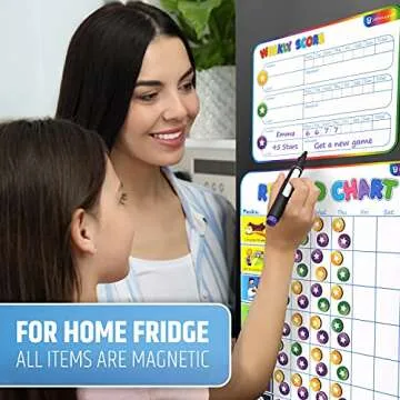 Engaging Magnetic Reward Chart for Kids - Perfect for Daily Routines