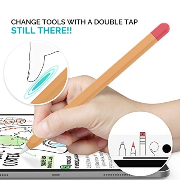 AHASTYLE Duotone Silicone Sleeve for Apple Pencil 2nd Generation