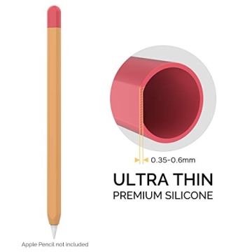 AHASTYLE Duotone Silicone Sleeve for Apple Pencil 2nd Generation