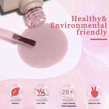 MAYCHAO 15ML Gel Nail Polish 1Pc Jelly Purple Gel Polish Soak off Translucent Purple Nail Polish Nail Art Manicure Salon DIY at Home, 0.5 OZ