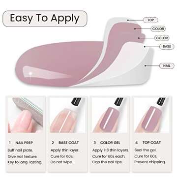 MAYCHAO 15ML Gel Nail Polish 1Pc Jelly Purple Gel Polish Soak off Translucent Purple Nail Polish Nail Art Manicure Salon DIY at Home, 0.5 OZ