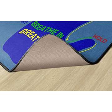 Flagship Carpets Get A Grip Childrens Time Out Children's Classroom or Playroom Carpet, Kids Room or...