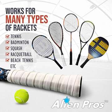 Alien Pros Tennis Racket Grip Tape for High Performance