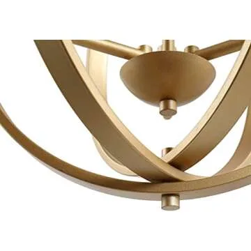 Stunning KSANA Gold Orb Chandelier for Modern Spaces