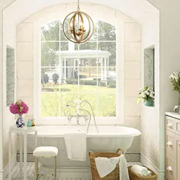 Stunning KSANA Gold Orb Chandelier for Modern Spaces