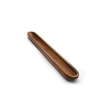 Ironwood Gourmet Olive Canoe, 1 x 1.75 x 16 inches, Brown