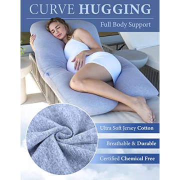 PharMeDoc U-Shaped Body Pillow - Ultimate Comfort Support