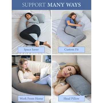 PharMeDoc U-Shaped Body Pillow - Ultimate Comfort Support