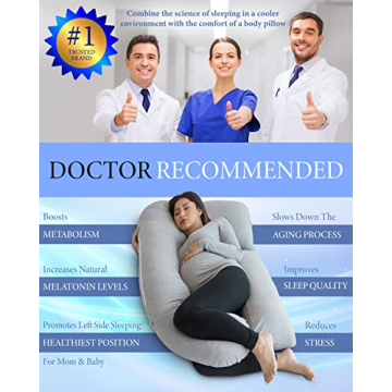 PharMeDoc U-Shaped Body Pillow - Ultimate Comfort Support