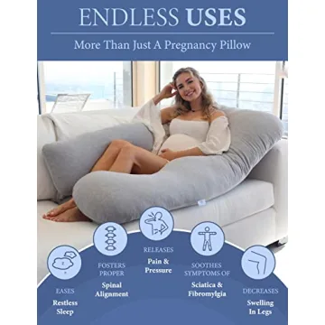PharMeDoc U-Shaped Body Pillow - Ultimate Comfort Support