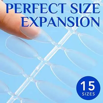 BettyCora Gel Nail Tips 300Pcs Almond Shape for Stunning Nails