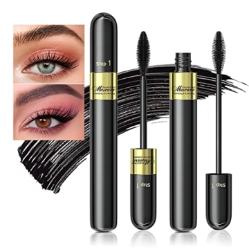 Tubing Mascara Waterproof & Smudge-Proof - Long-Lasting Mascara for Length and Volume, Curling Eyela...